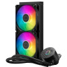 Cooler Master MasterLiquid 240L Core Heatsink ARGB New Gen S Dual Chamber Pump Expanded Radiator Surface 120mm ARGB Fans