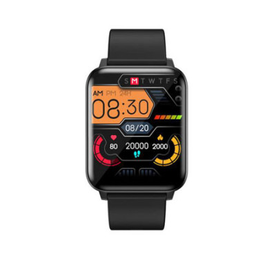 Lenovo E1-Pro Max Smartwatch 1.69" Touch Android/IOS IP68 2.5D Oximeter Color Black