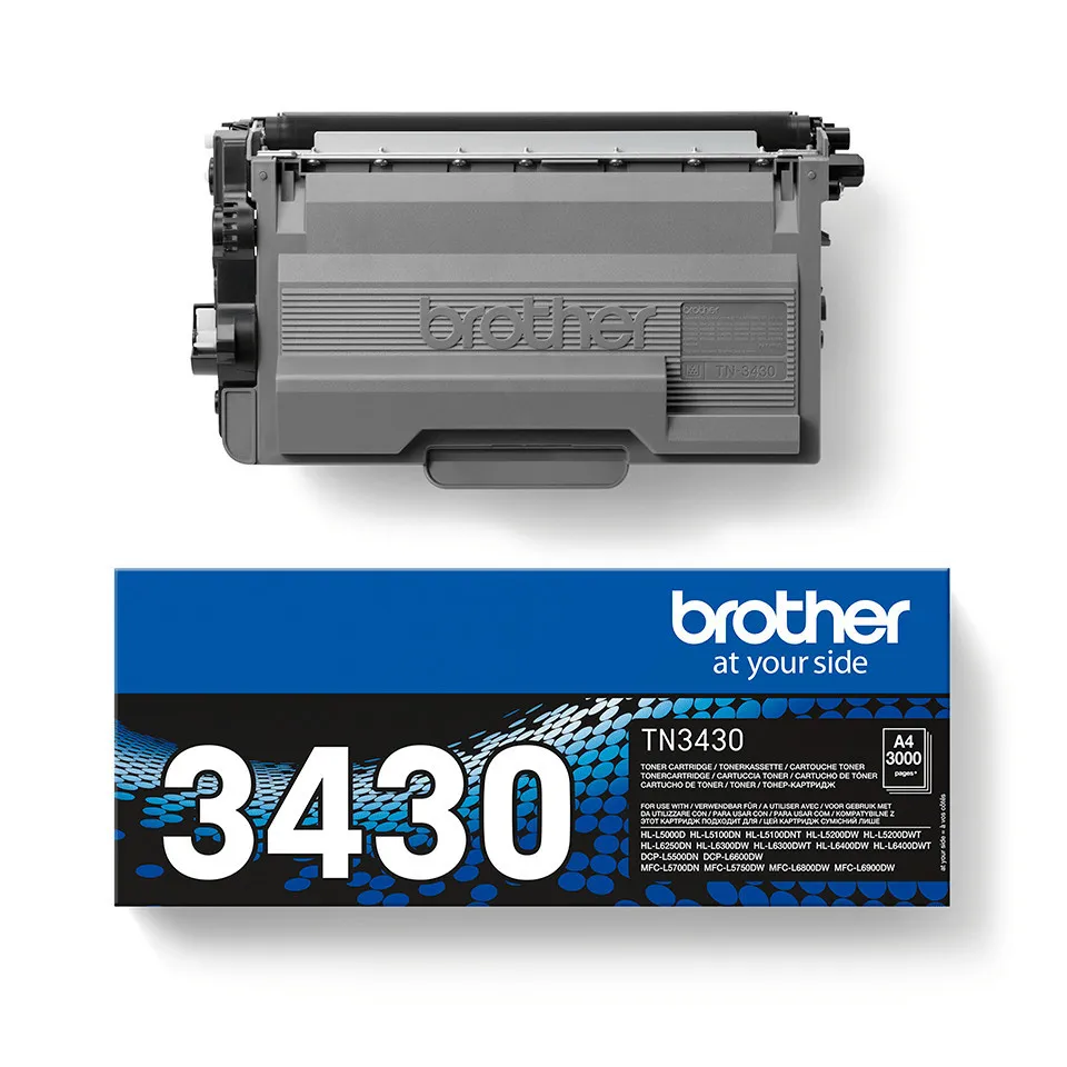 Brother TN-3430 Toner Black 3,000 Pages