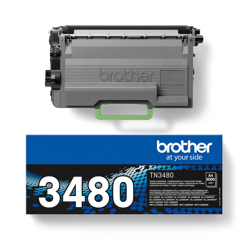 Brother TN3480 Toner Nero 8.000 Pagine