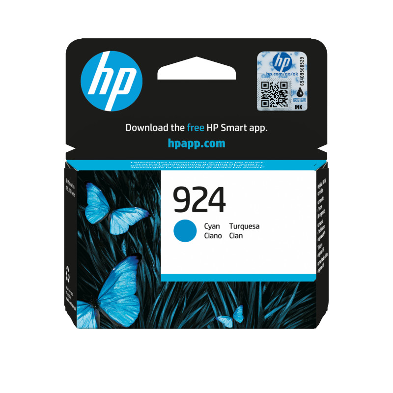 HP 924 Original Cyan Ink Cartridge 400 Pages