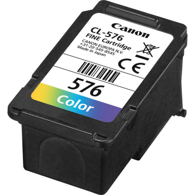 Canon CL-576 Original Ink Cartridge Standard Yield Cyan Magenta Yellow CMY 1 pc 6.2 ml 100 Pages