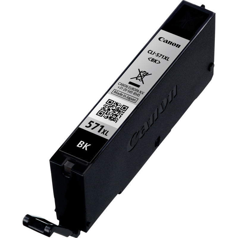 Canon CLI-571BK XL High Yield Black Ink Cartridge 810 Pages