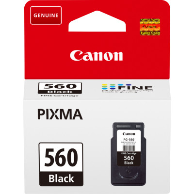 Canon PG-560 BK Black Ink Cartridge 7.5 ml 180 Pages