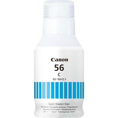 Canon GI-56C Cyan Ink Bottle 135 ml 14,000 Pages