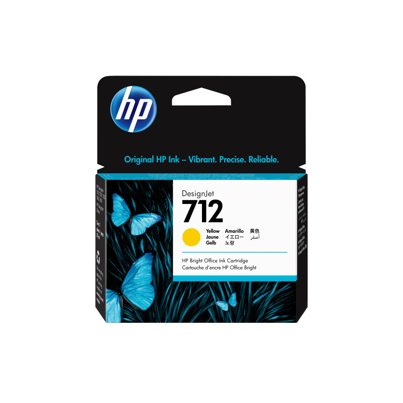 HP DesignJet 712 Y Original Yellow Ink Cartridge 29 ml