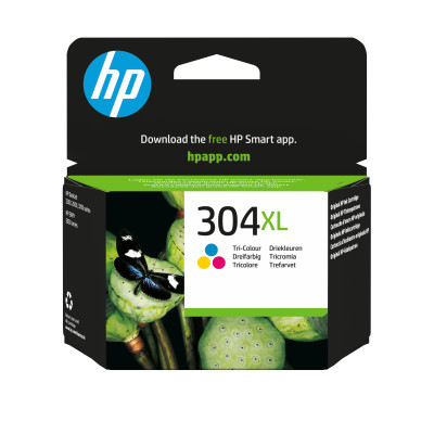 HP 304XL Original Tri-Color Ink Cartridge CMY 300 Pages
