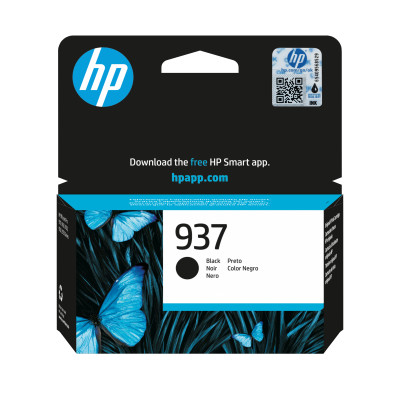 HP 937 Original Black Ink Cartridge 1250 Pages