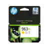 HP 963XL Y High Yield Original Ink Cartridge Yellow 1,600 Pages