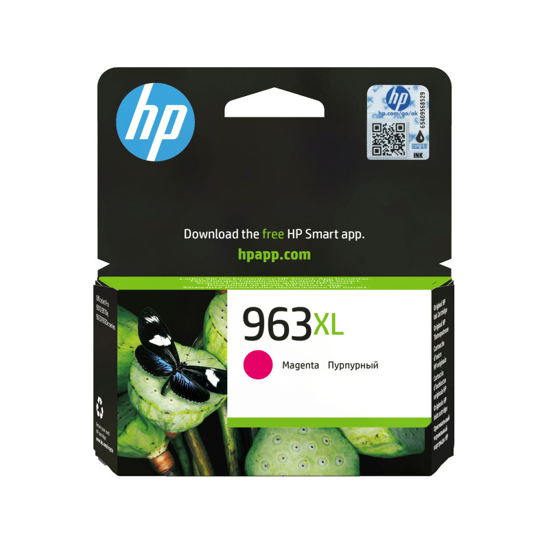 HP 963XL M High Yield Magenta Original Ink Cartridge 1,600 Pages