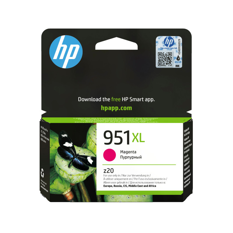 HP 951XL M High Yield Magenta Original Ink Cartridge 1,500 Pages