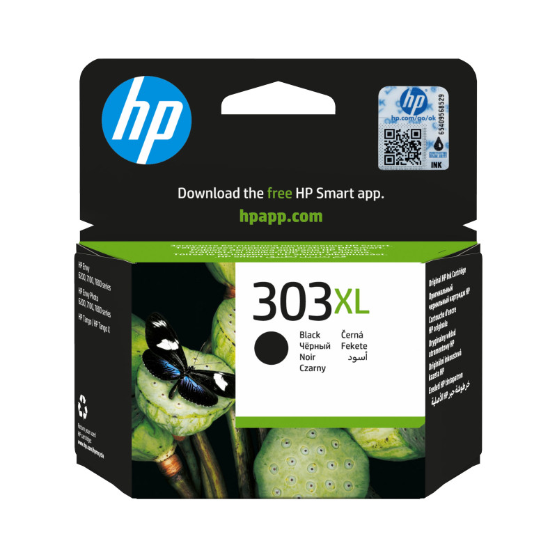 HP 303XL Original Ink Cartridge 1 piece High Yield (XL) Black for photos 600 pages