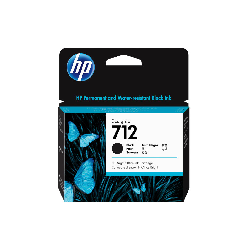 HP DesignJet 712XL Original Black Ink Cartridge 80 ml