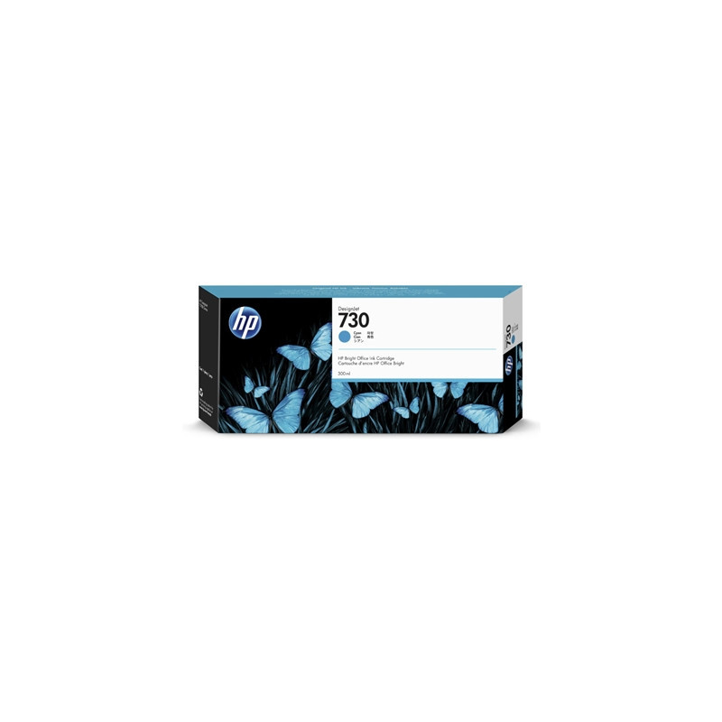 HP DesignJet 730 P2V68A Cyan Ink Cartridge 300 ml