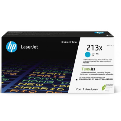 TONER HP 213X CIANO PER LASERJET ENTERPRISE 6000PAG