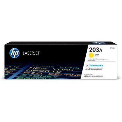 HP LaserJet 203A CF542A Original Yellow Toner 1,300 Pages