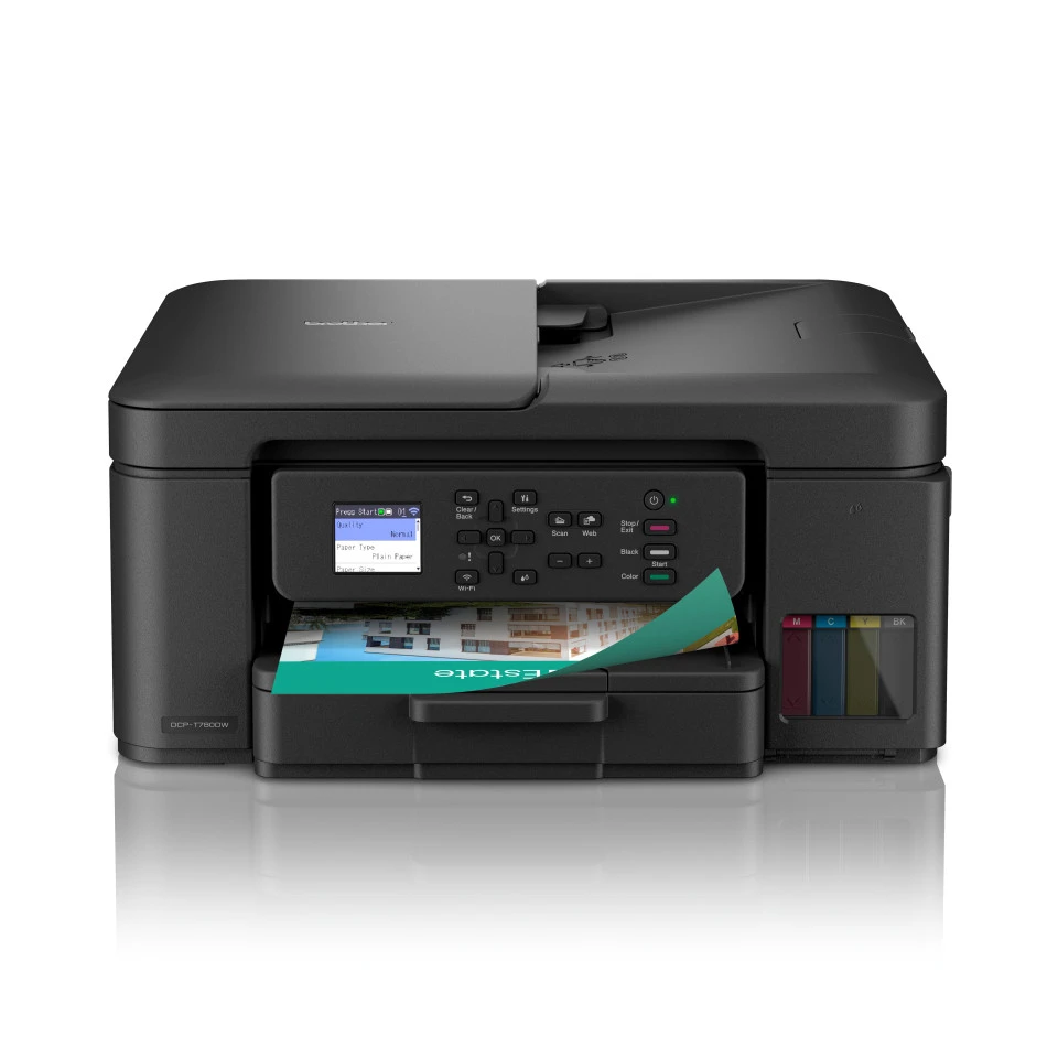 BROTHER MULTIFUNZIONE INK A4 COLORE, 16PPM, FRONTE/RETRO, ADF, USB/WIFI, 3 IN 1, TANK - immagine prodotto
