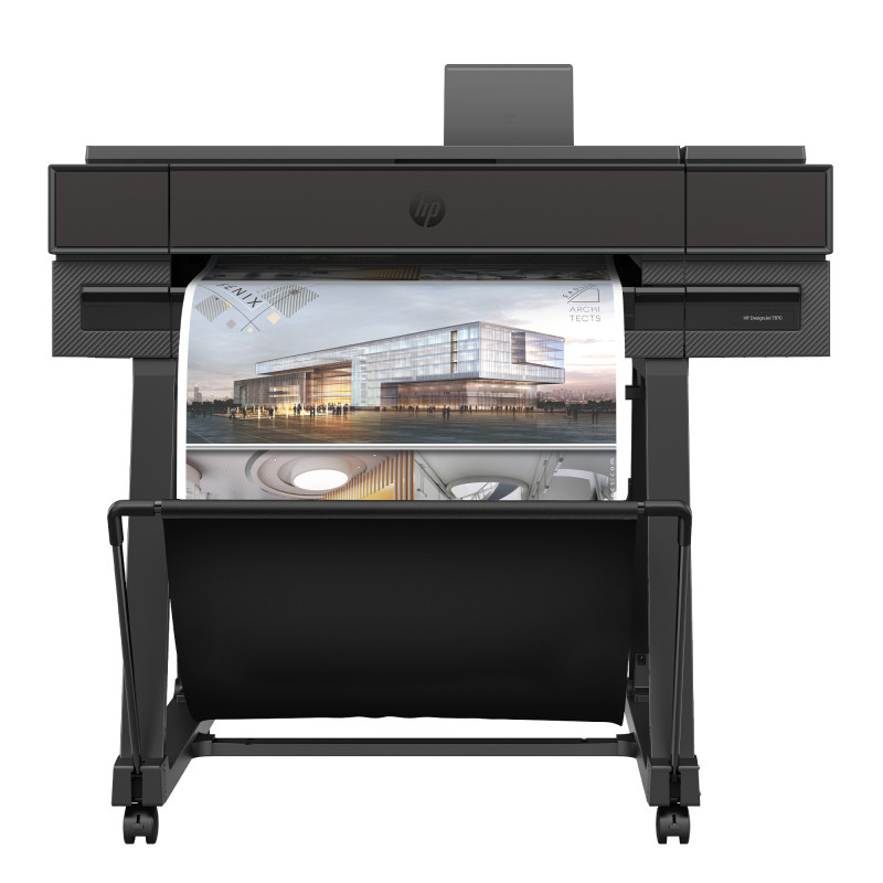 HP DesignJet T870 24 A1 24" Plotter Printer LAN USB Wi-Fi 21 sec/A1 with stand