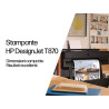HP DesignJet T870 24 A1 24" Plotter Printer LAN USB Wi-Fi 21 sec/A1 with stand