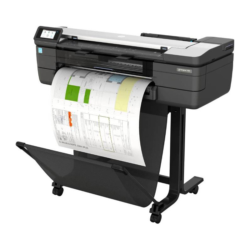 HP DesignJet T830 24 A1 Multifunction Plotter Printer LAN Wi-Fi 26 sec/A1 with stand