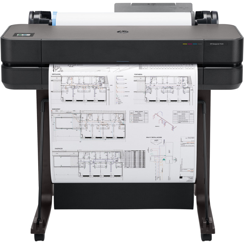 HP DesignJet T630 24 2025 Edition A1 24" Plotter Printer LAN USB Wi-Fi 30 sec/A1 with stand
