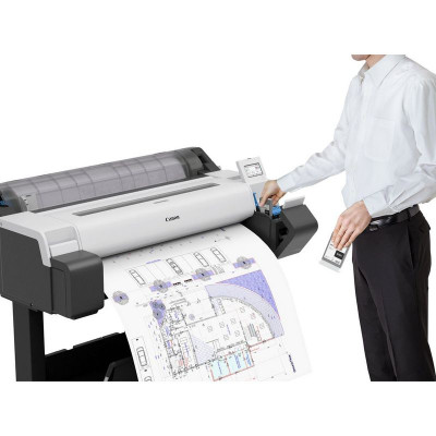 Canon imagePROGRAF TM-340 36" A0 Plotter Printer Wi-Fi LAN USB 21 sec/A1 with stand