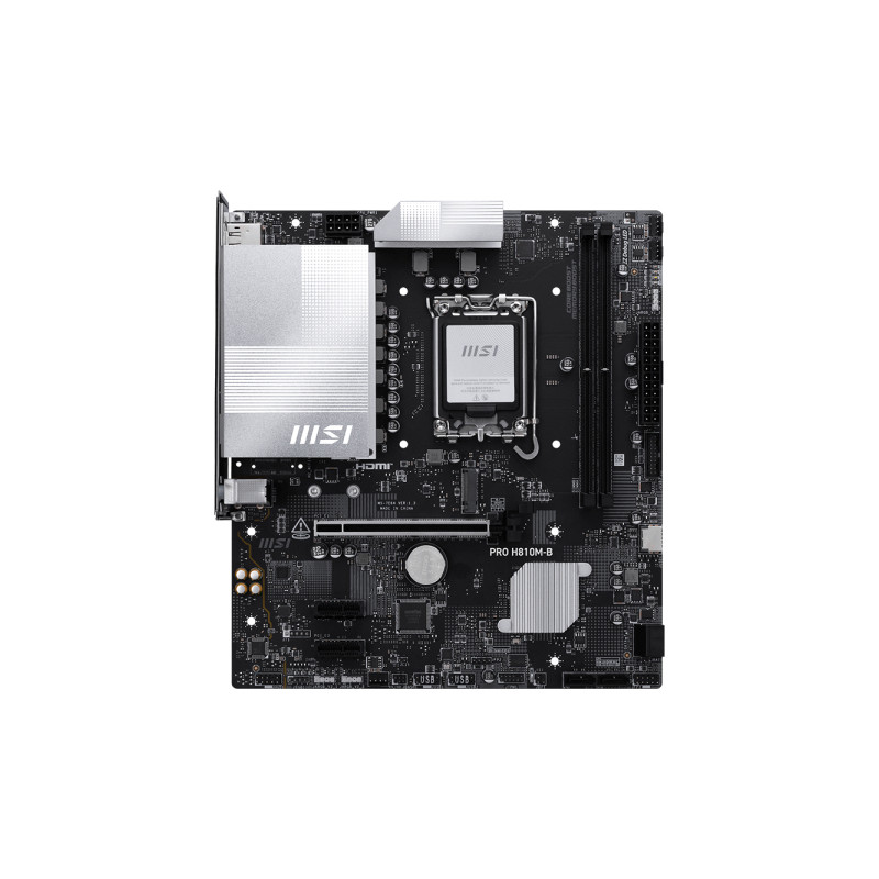 MSI PRO H810M-B Motherboard Intel H810 LGA 1851 Micro ATX DDR5