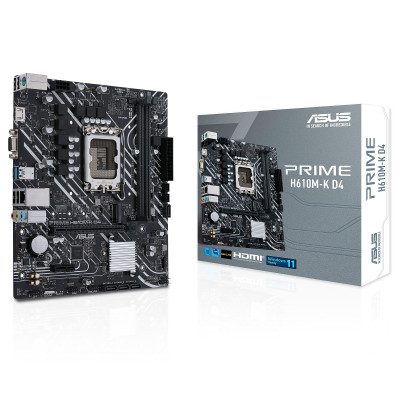 ASUS PRIME H610M-K D4 Motherboard Intel H610 LGA 1700 Micro ATX DDR4