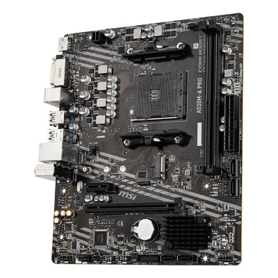 MSI A520M-A PRO Motherboard AMD A520 Socket AM4 Micro ATX DDR4