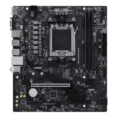 MSI PRO A620AM-B EVO Motherboard AMD A620A Socket AM5 Micro ATX DDR5