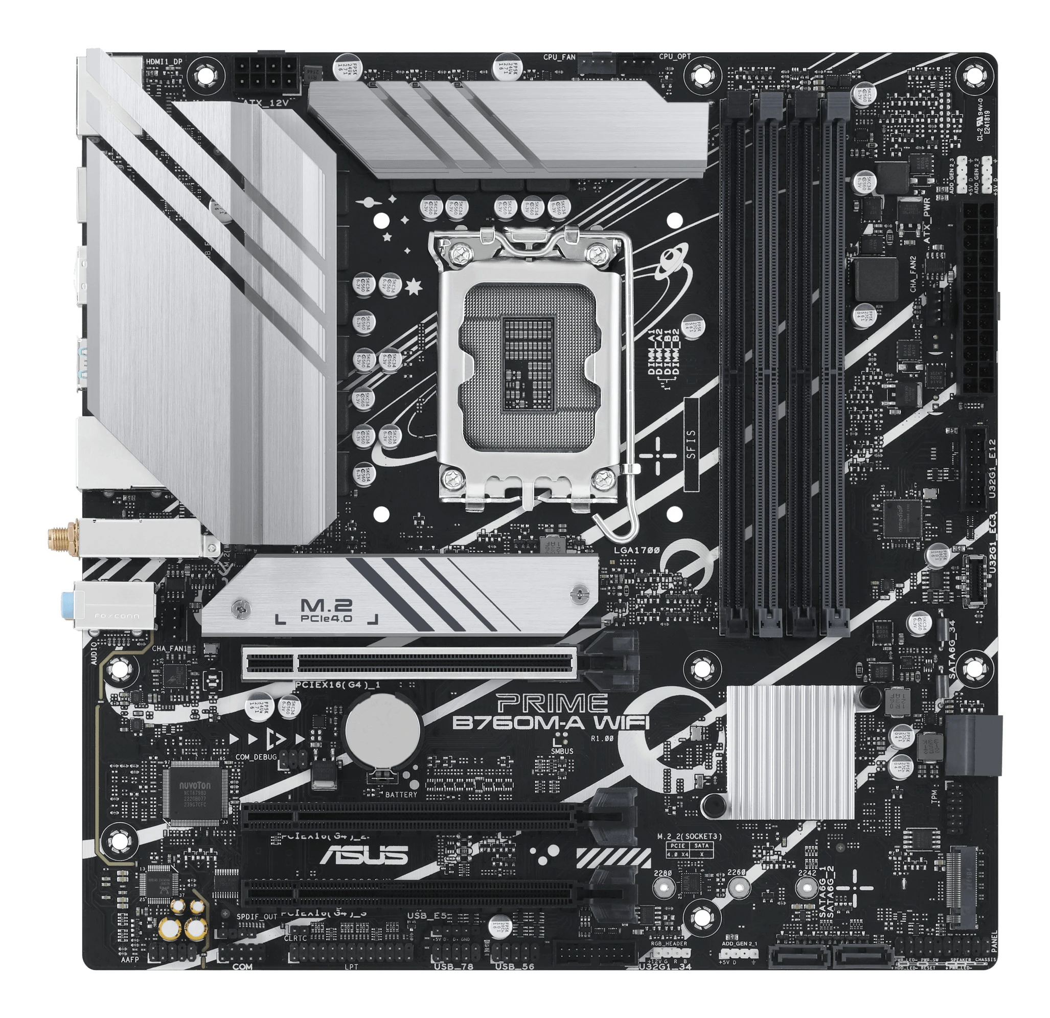 ASUS PRIME B760M-A WIFI Motherboard Intel B760 LGA 1700 Micro ATX DDR5