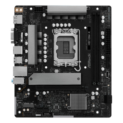 ASRock H810M-X Motherboard Intel H810 LGA 1851 Micro ATX DDR5