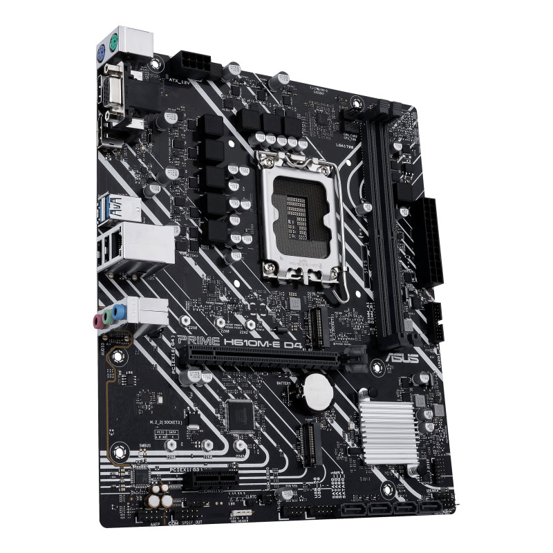 ASUS PRIME H610M-E D4-CSM Motherboard Intel H610 LGA 1700 Micro ATX DDR4