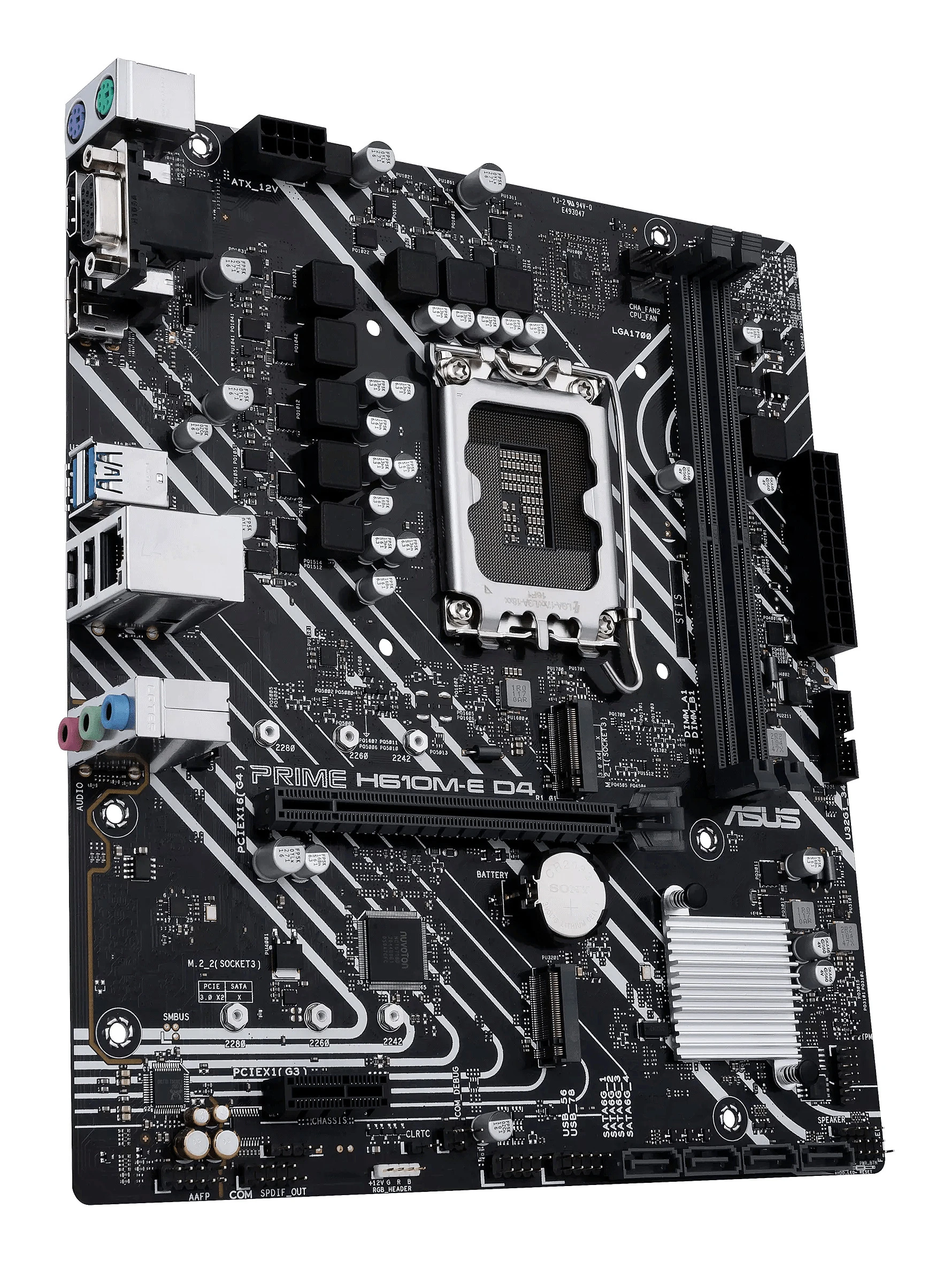 ASUS PRIME H610M-E D4-CSM Scheda Madre Intel H610 LGA 1700 Micro ATX DDR4