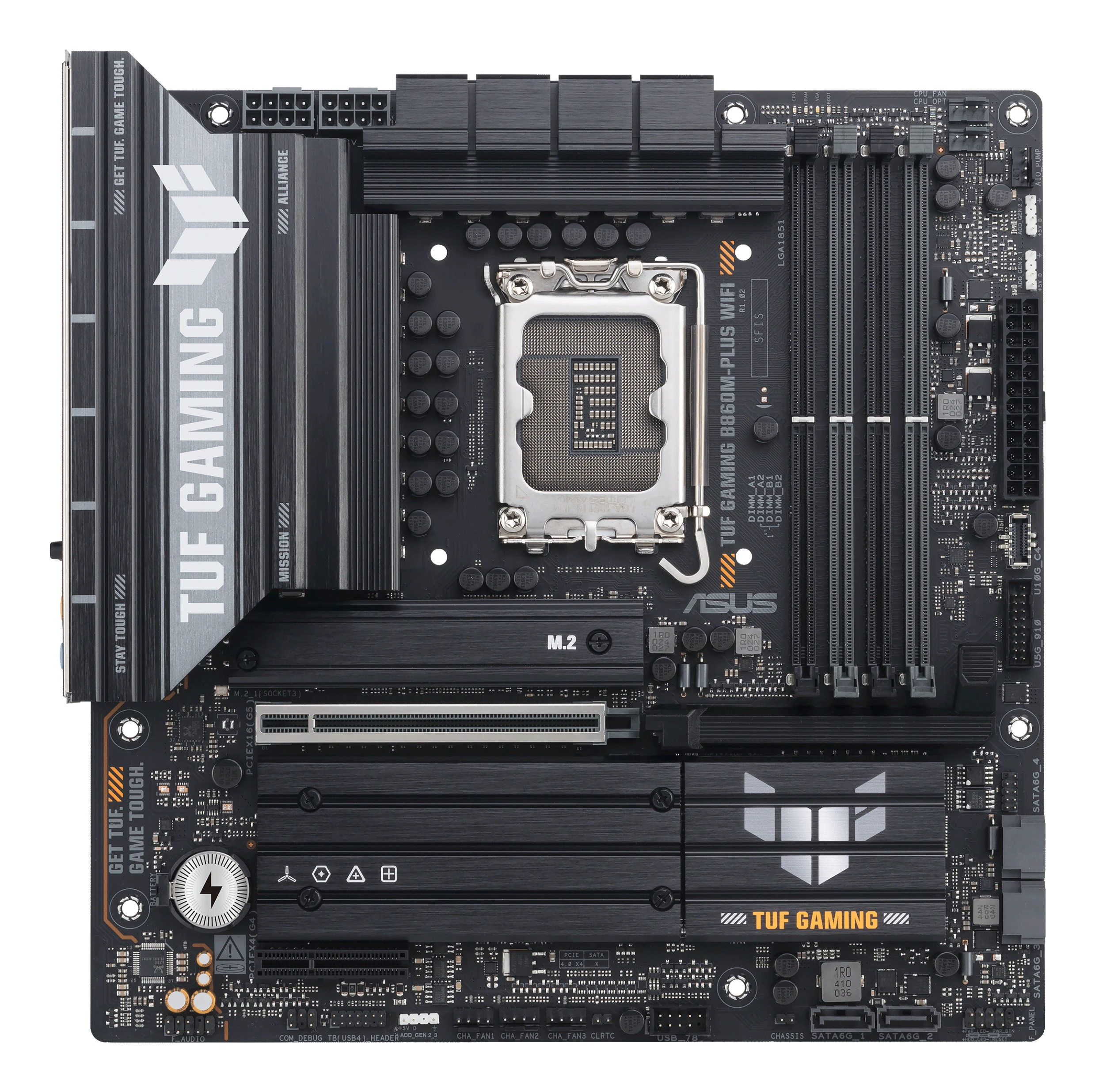 ASUS TUF GAMING B860M-PLUS WIFI Motherboard Intel B860 LGA 1851 Micro ATX DDR5