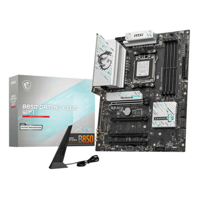 MSI B850 GAMING PLUS WIFI Motherboard AMD B850 Socket AM5 ATX DDR5