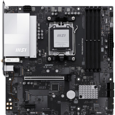 MSI PRO B840M-P WIFI6E Motherboard AMD B840 Socket AM5 Micro ATX DDR5