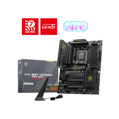 MSI MAG B850 TOMAHAWK MAX WIFI Scheda Madre AMD B850 Socket AM5 ATX DDR5
