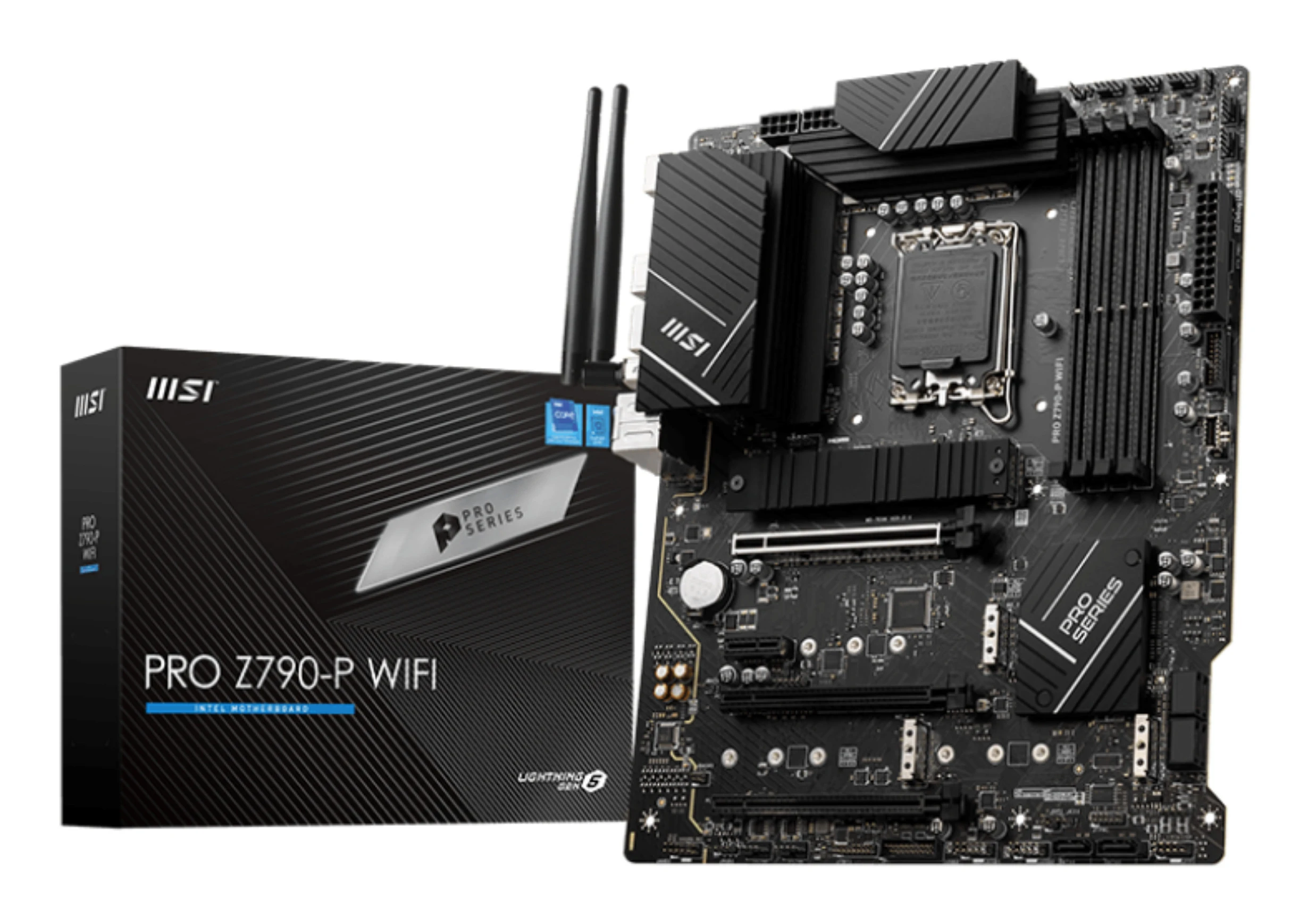 MSI MB Z790, PRO Z790-P WIFI, LGA 1700, 4DDR5, 3PCI-Ex16, 1PCI-Ex1, 4M.2