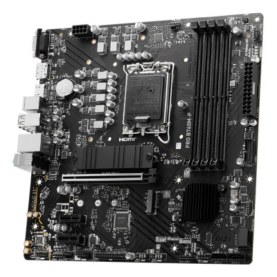 MSI PRO B760M-P Motherboard Intel B760 LGA 1700 Micro ATX DDR5