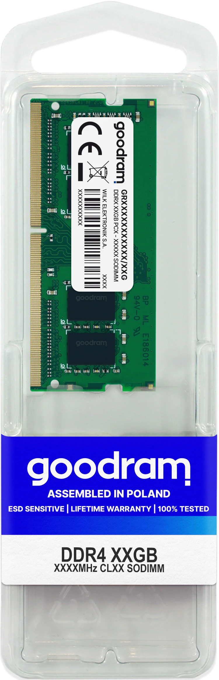 DDR4 32GB 3200 MHZ SO-DIMM GOODRAM CL22 PC4-25600 - immagine prodotto
