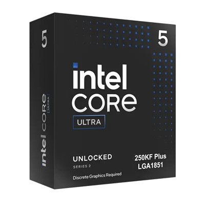 Intel Core Ultra 5 250KF Plus 18-Core up to 5.3 GHz LGA1851 Processor without Integrated Graphics