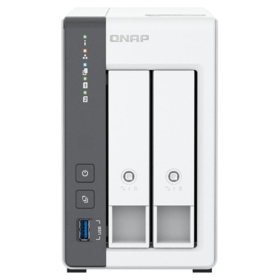 QNAP TS-216G 2-Bay NAS ARM Cortex-A55 2.0GHz 4GB 1GbE + 2.5GbE USB Diskless