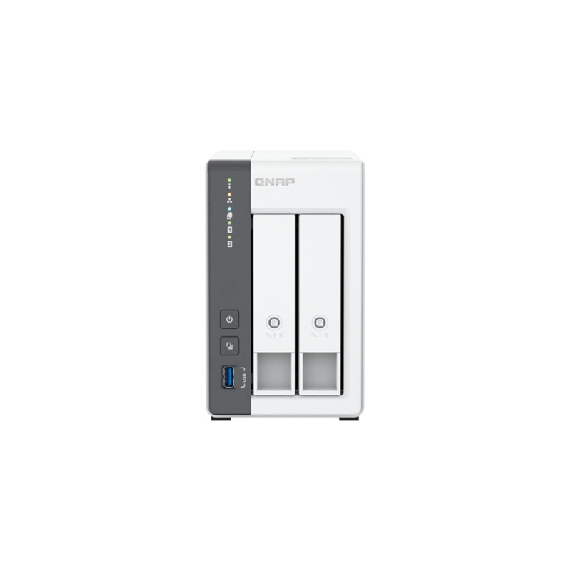 QNAP TS-216G 2-Bay NAS ARM Cortex-A55 2.0GHz 4GB 1GbE + 2.5GbE USB Diskless