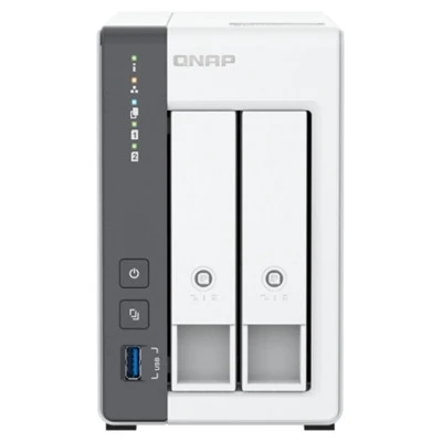 QNAP NAS TS-216G, 2-BAY ARM 4C 2.0GHZ , 2 X SATA 6GB/S 3.5"/2.5", 4GB RAM ON-BOARD, 1 X GBE, 1 X 2.5 - immagine prodotto
