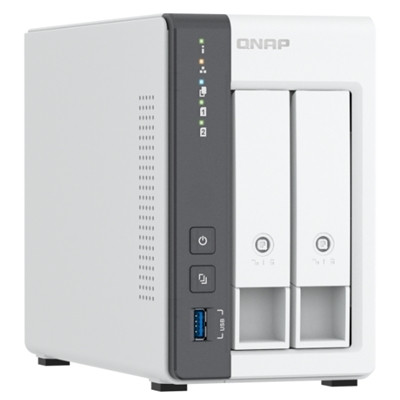 QNAP TS-216G 2-Bay NAS ARM Cortex-A55 2.0GHz 4GB 1GbE + 2.5GbE USB Diskless
