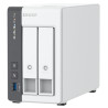 QNAP TS-216G 2-Bay NAS ARM Cortex-A55 2.0GHz 4GB 1GbE + 2.5GbE USB Diskless