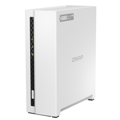 QNAP TS-133 1-Bay NAS ARM Cortex-A55 1.8GHz 2GB 1GbE USB Diskless