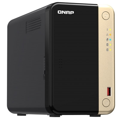 QNAP TS-264 2-Bay NAS Intel Celeron N5095 8GB Dual 2.5GbE USB 3.2 Diskless