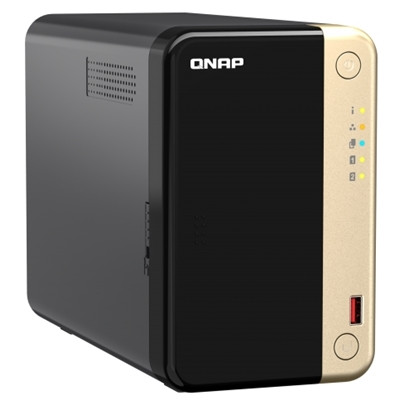 QNAP TS-264 2-Bay NAS Intel Celeron N5095 8GB Dual 2.5GbE USB 3.2 Diskless